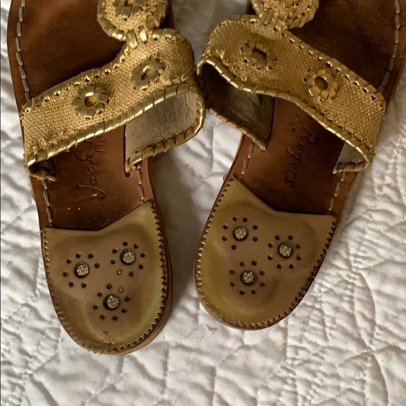 Gold and Burlap Jack Rodgers - Picture 3 of 11